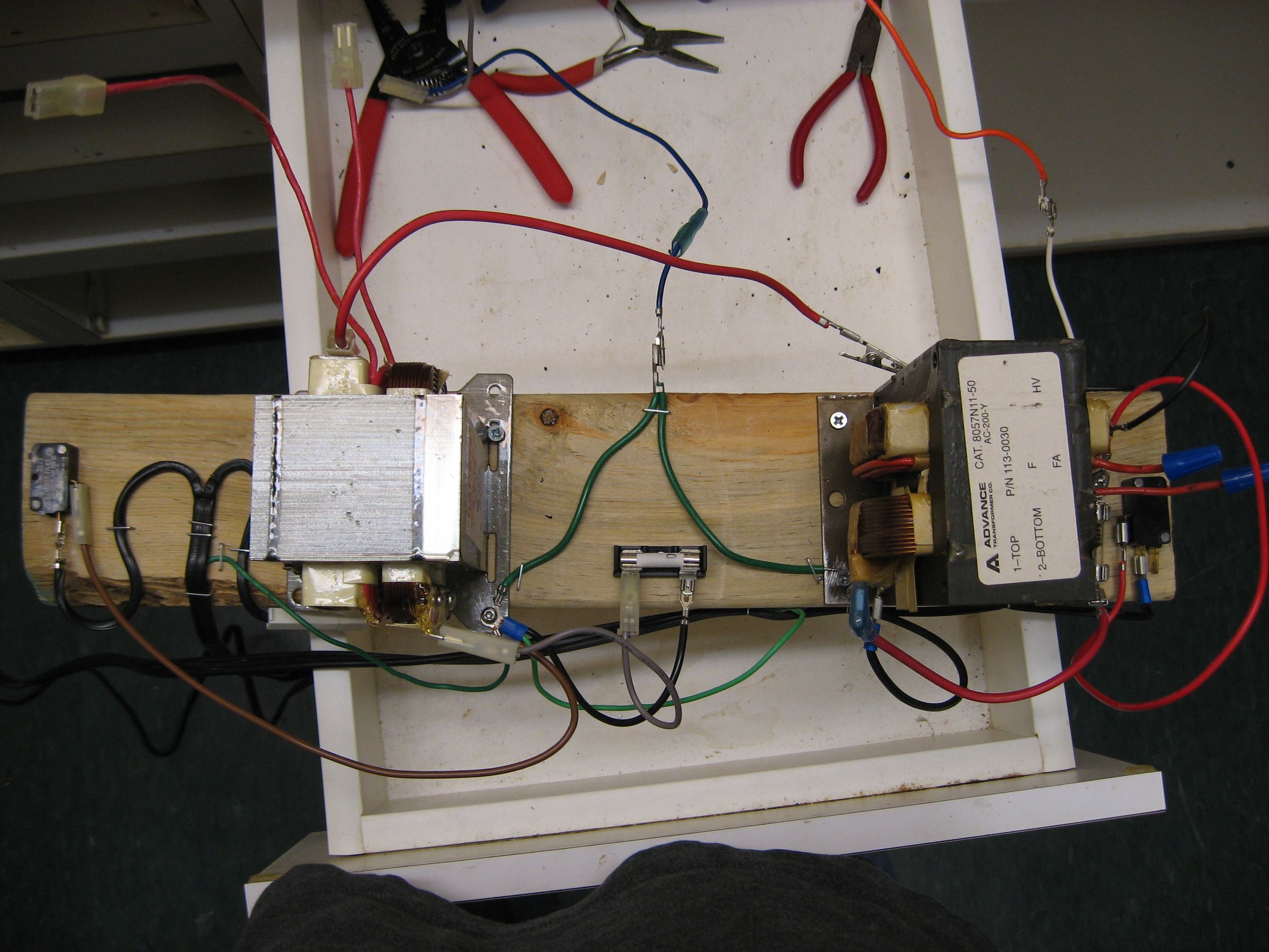 Microwave Oven Transformer High Voltage Rig 7 Steps Instructables