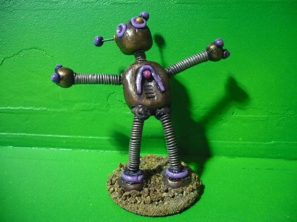 fridge magnets robots hand made DIY Project DIY Project Image