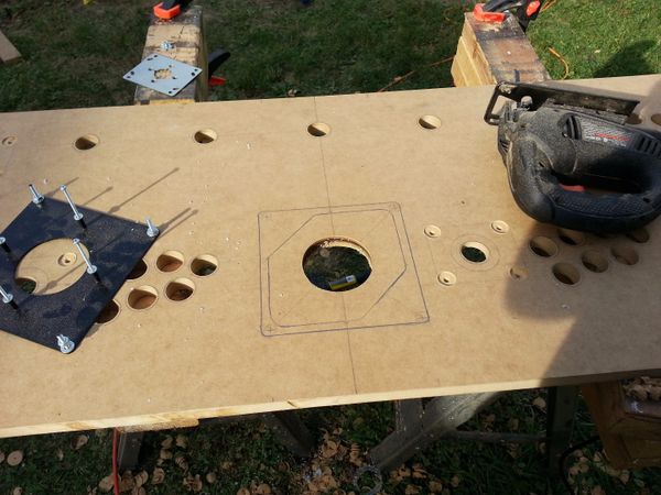 Preparar la montura del trackball