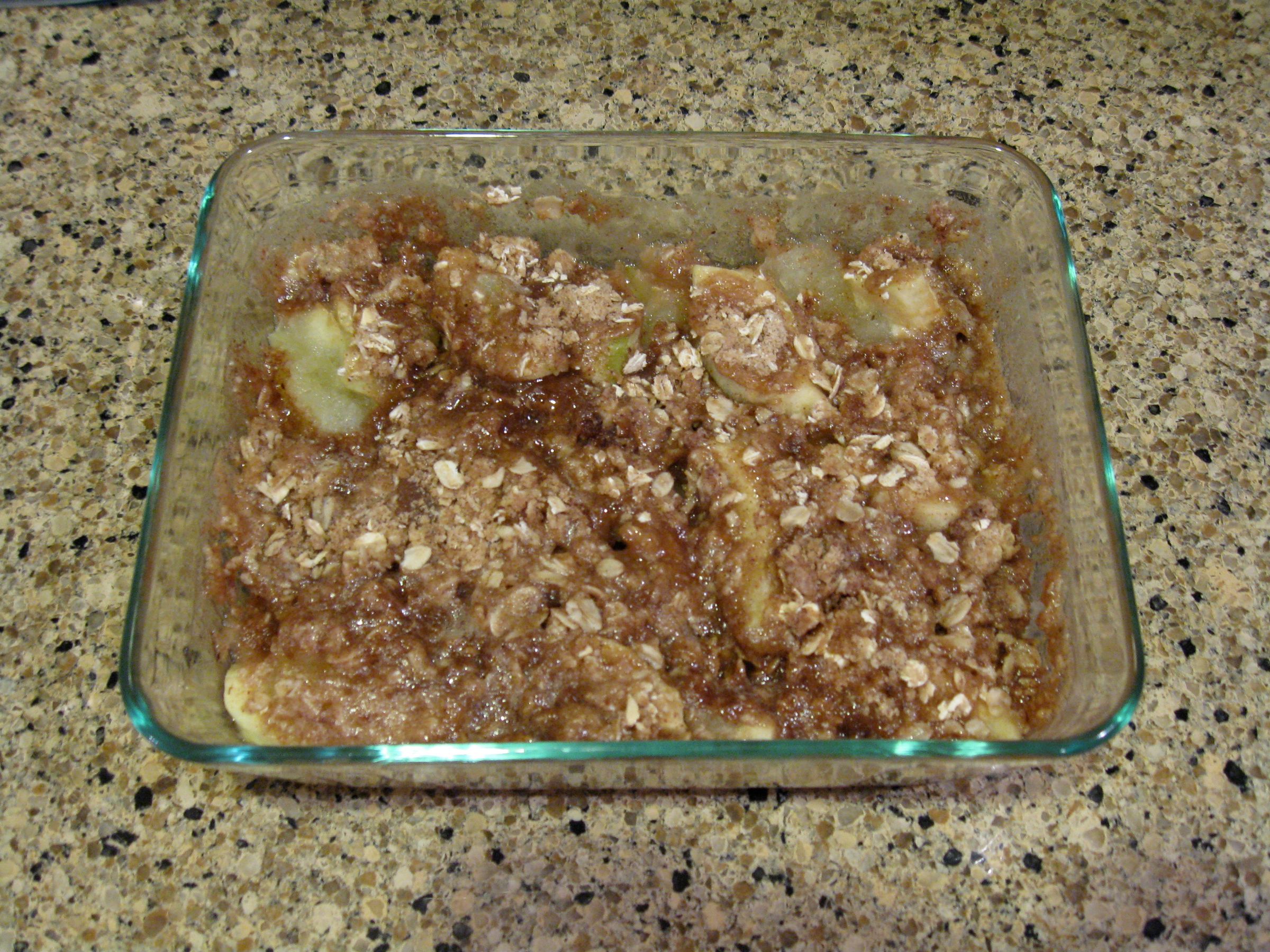 8 Minute Microwave Apple Pie 5 Steps Instructables