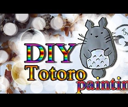 [diy] totoro painting, drawing, doodle, pattern with tutorial DIY Project DIY Project Image
