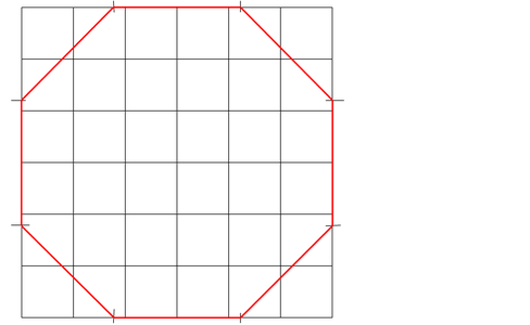 Draw A Regular Octagon Using A Rigid Square Template, A Straight Edge And A  Pencil Or Pen. : 9 Steps - Instructables