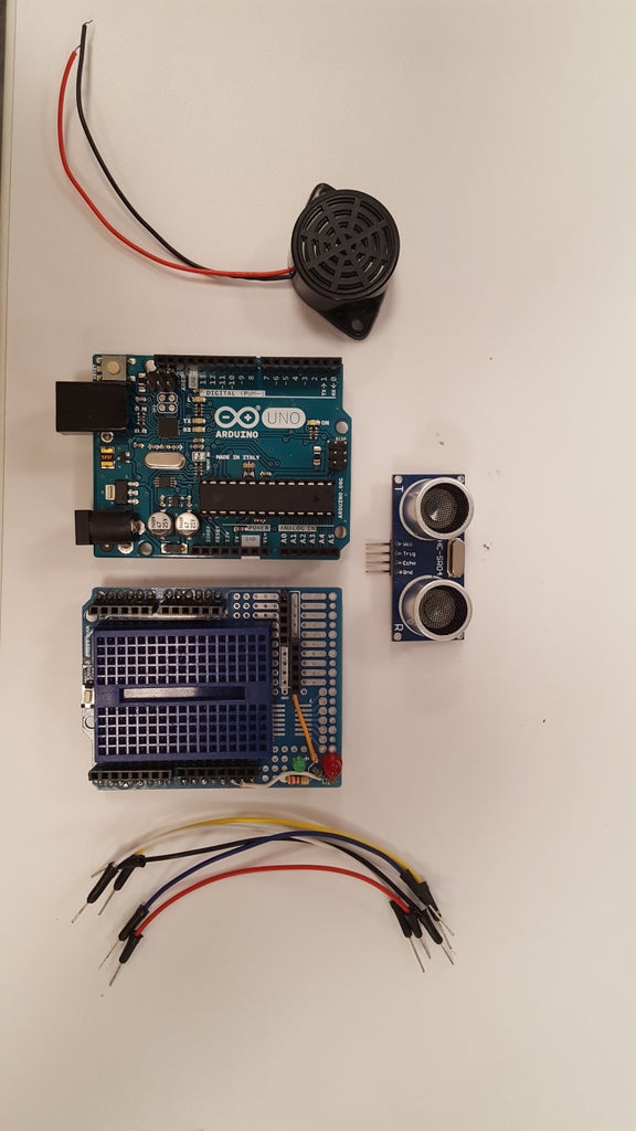 UltraSonic Proximity Alarm : 5 Steps (with Pictures) - Instructables