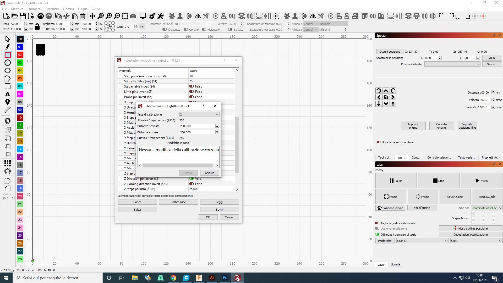 Configurare Grbl Con Lightburn 4 Steps Instructables