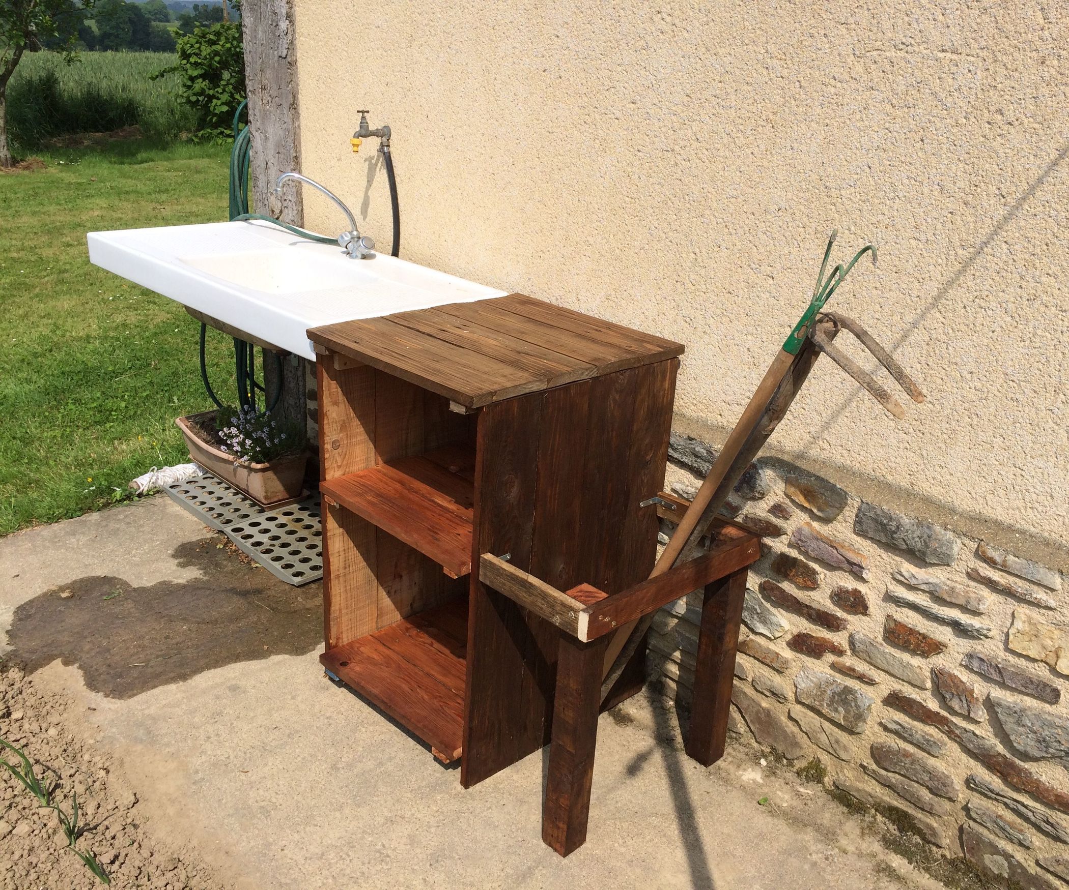 Easy Garden Rack From Pallets 8 Steps (with Pictures) Instructables