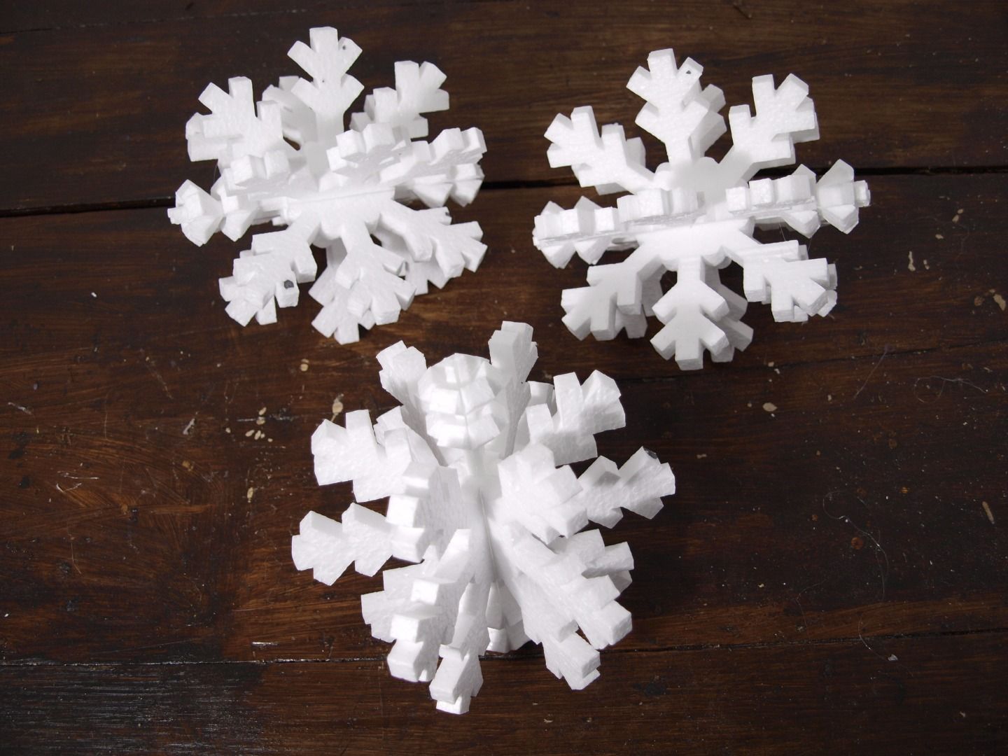 3D Puzzle Styrofoam Snowflakes 4 Steps (with Pictures) Instructables
