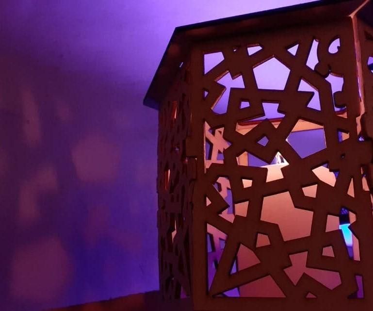 Hexagonal Lantern - Template for Lasercut 