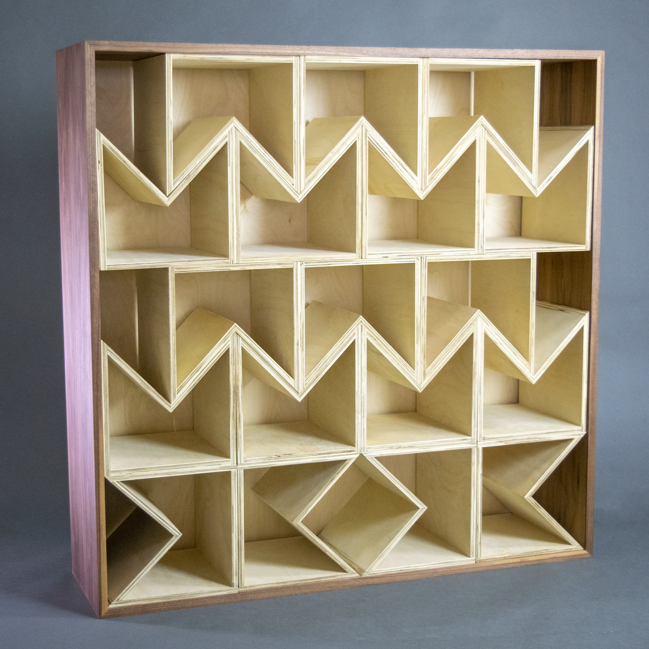 Modular Plywood Bookcase With Rotatable Boxes! 6 Steps (with Pictures