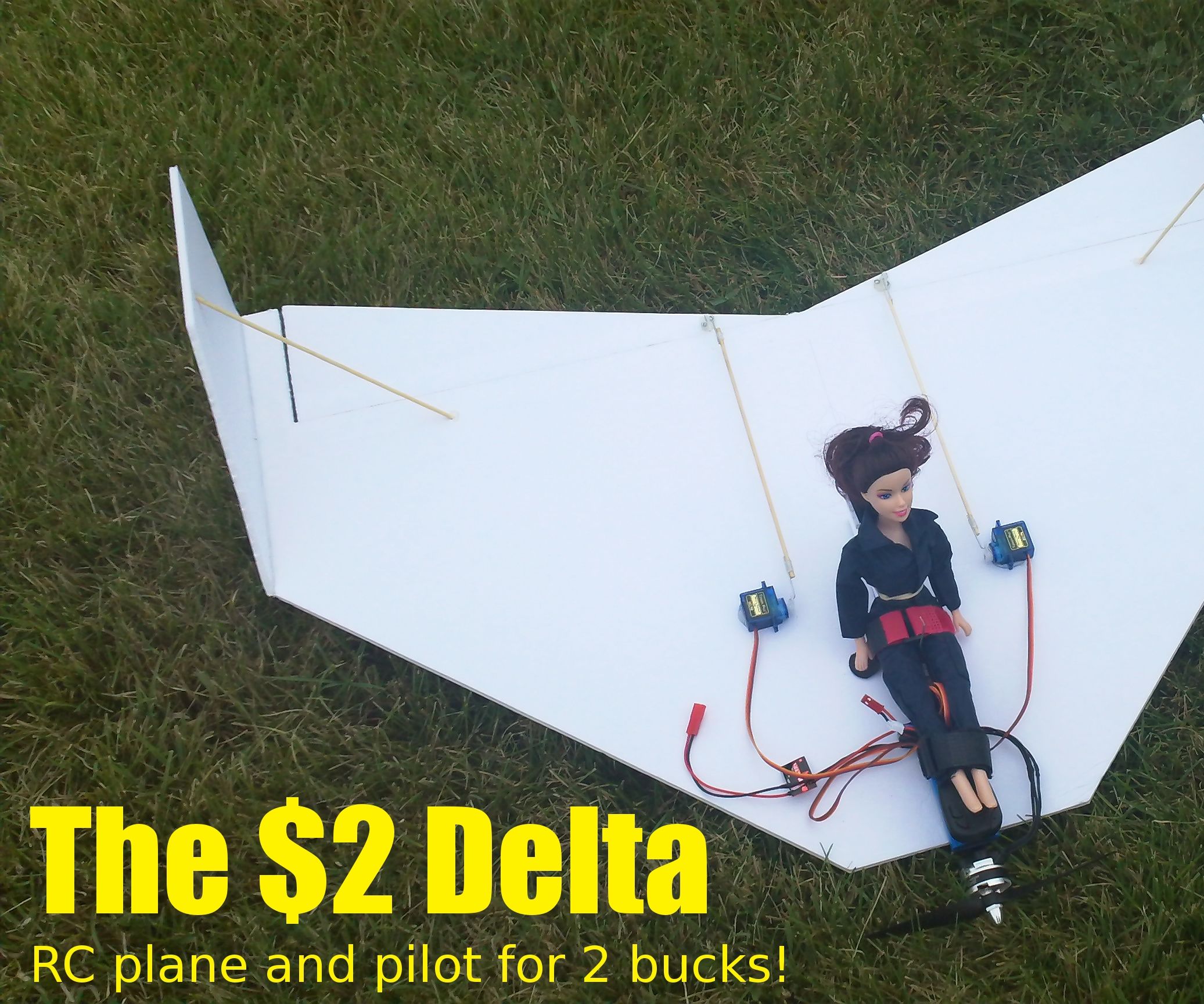 The 2 Delta RC Plane and Pilot for 2 Bucks! (with Pictures
