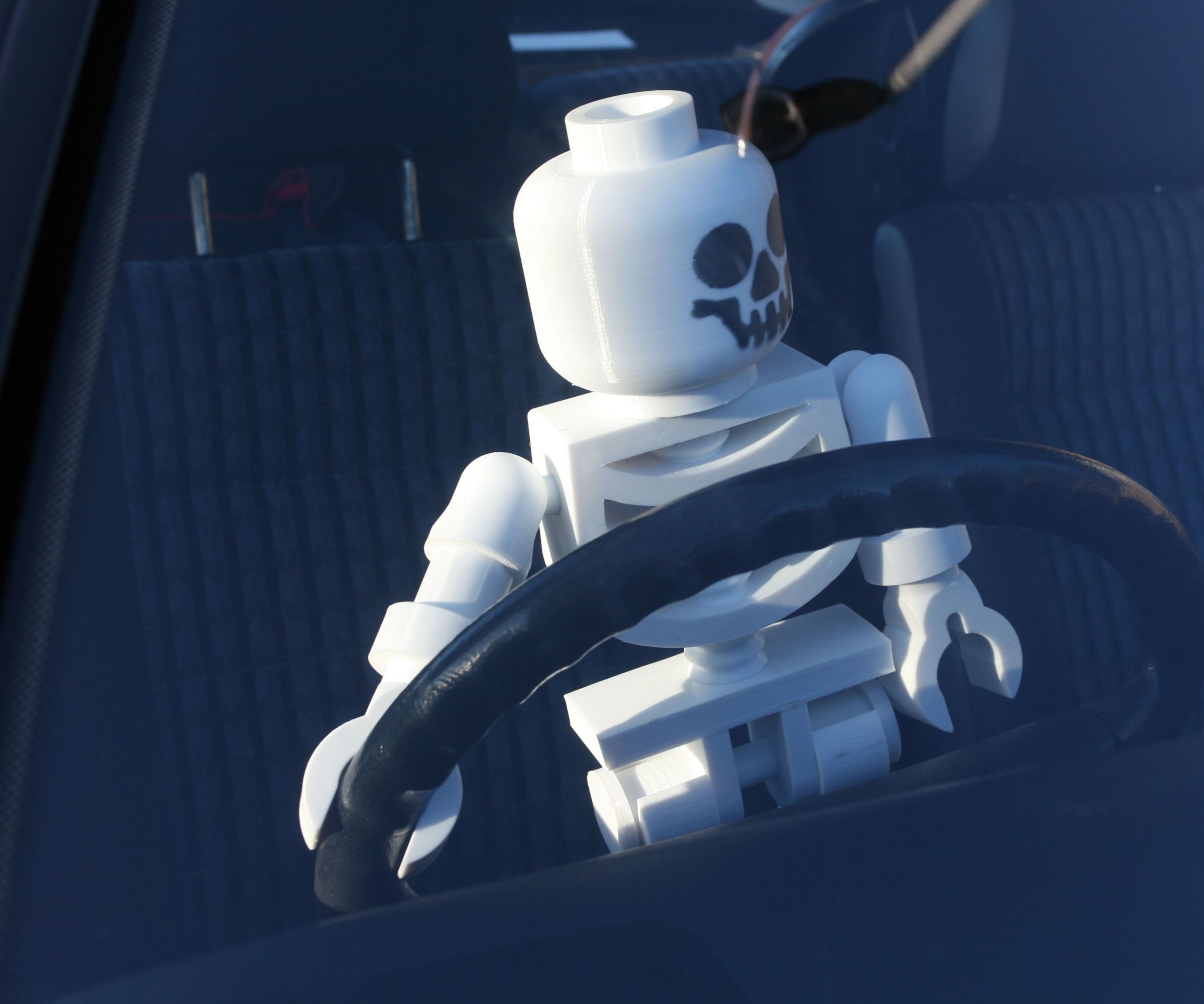 giant lego skeleton