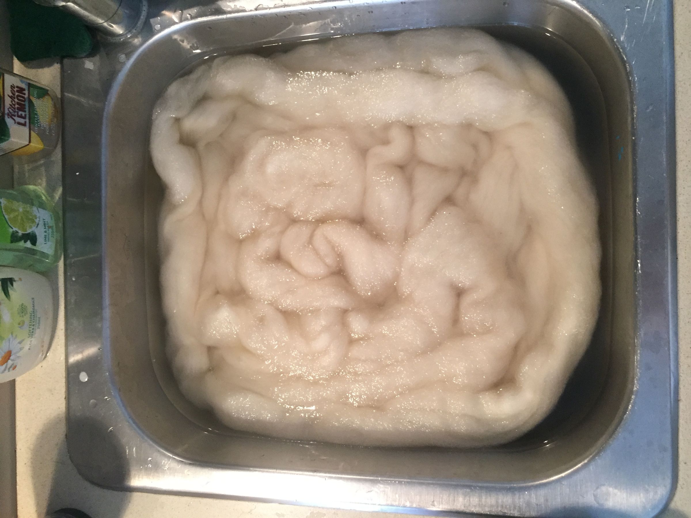 How to Wash Wool & Fiber...without Felting It! 4 Steps (with Pictures