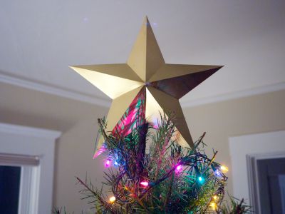 Paper Gold Star Tree Topper : 7 Steps (with Pictures) - Instructables