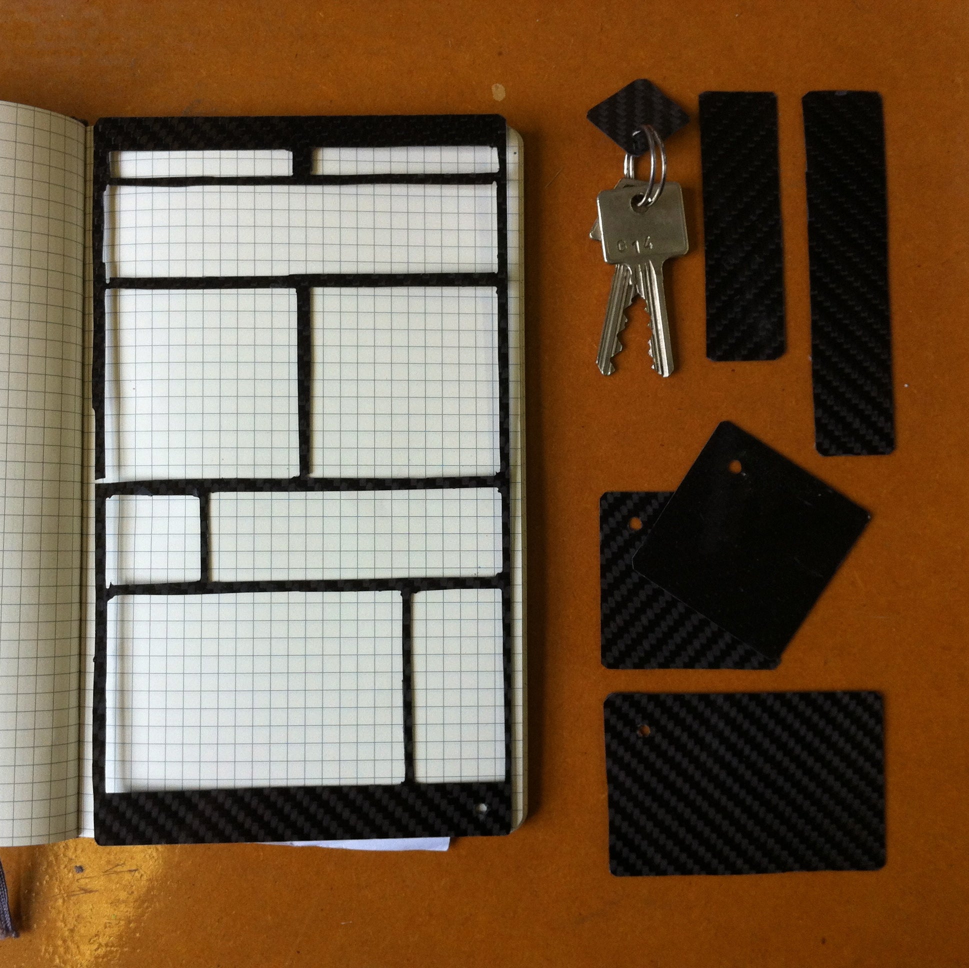 Carbon Fibre Moleskine Template with Pictures Instructables Carbon Fibre Moleskine Template with Pictures Instructables