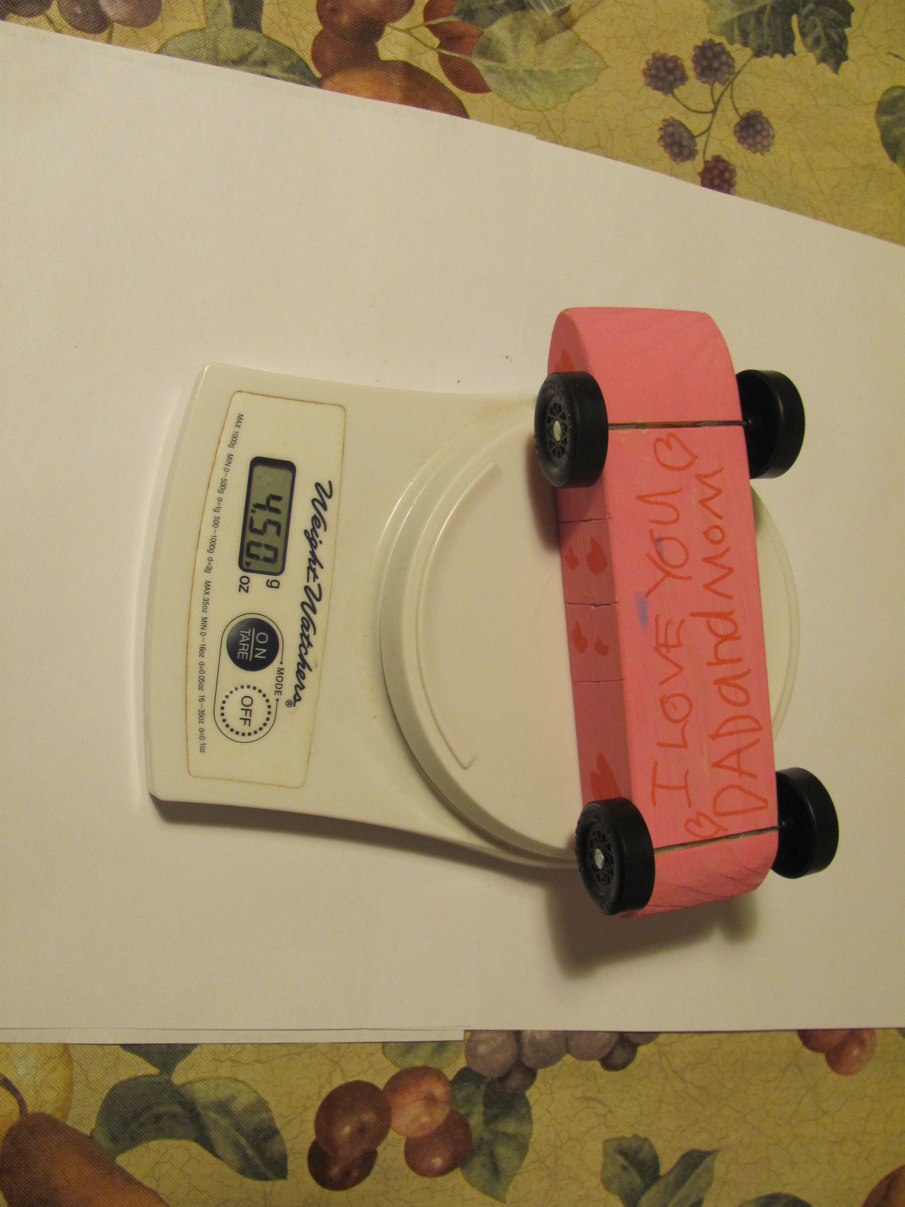 Adding Weight to a Pinewood Derby Car Quickly and Cheaply. 4 Steps Instructables