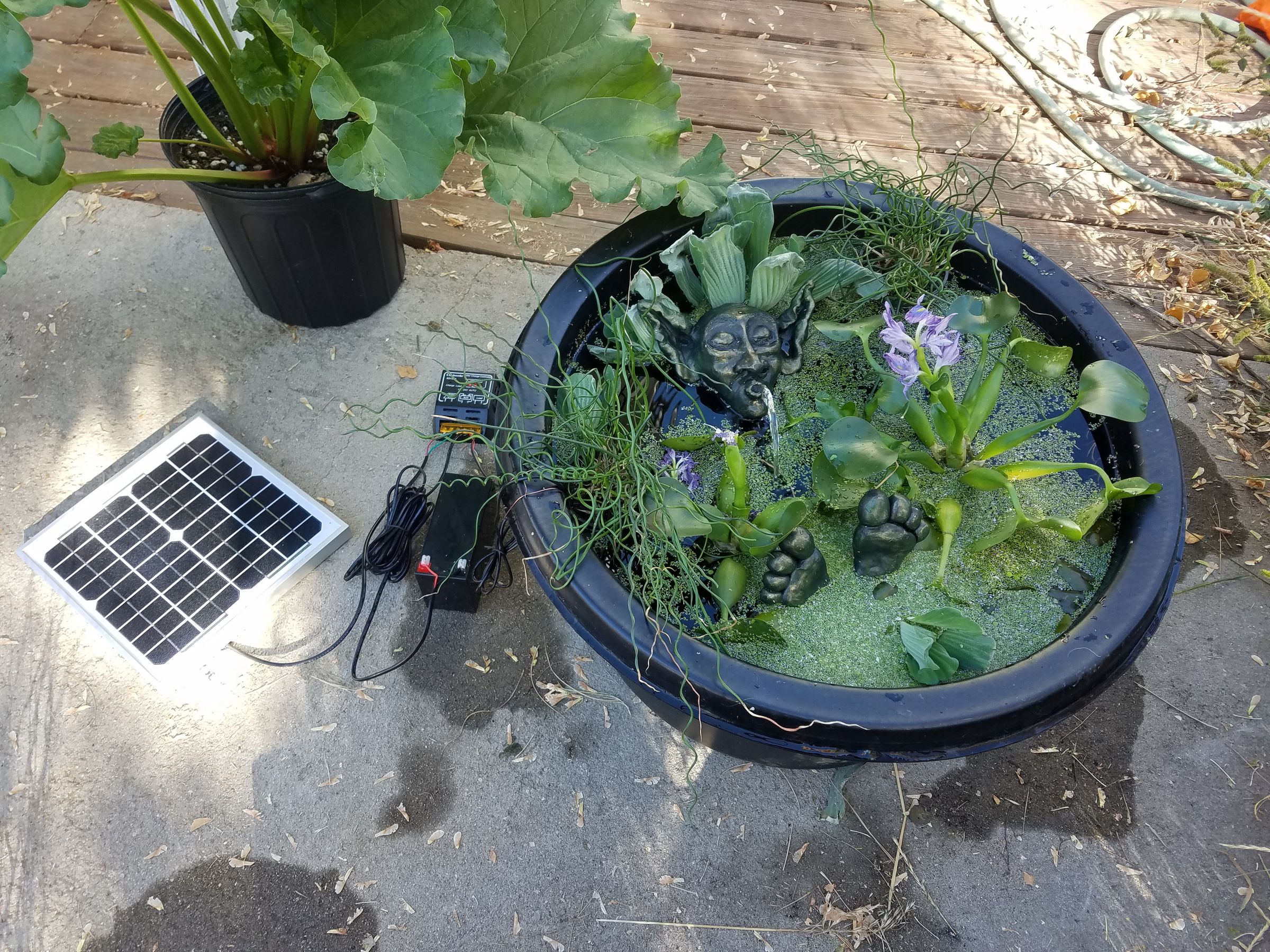 Sculpt A Solar Powered Water Fountain 9 Steps With Pictures Instructables