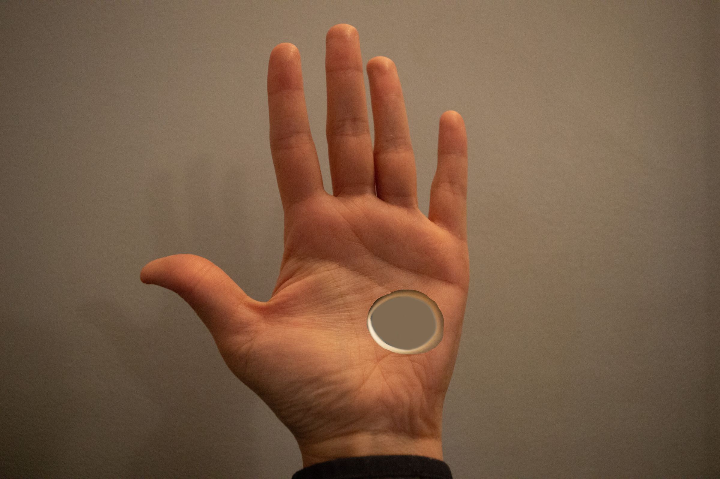 Hole in Your Hand Illusion 4 Steps (with Pictures) Instructables