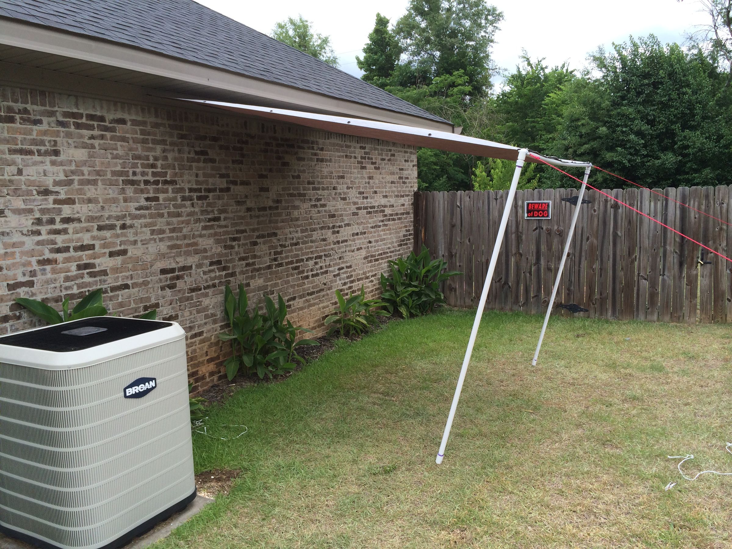 Tarp and PVC Canopy Leanto Workspace 12 Steps Instructables