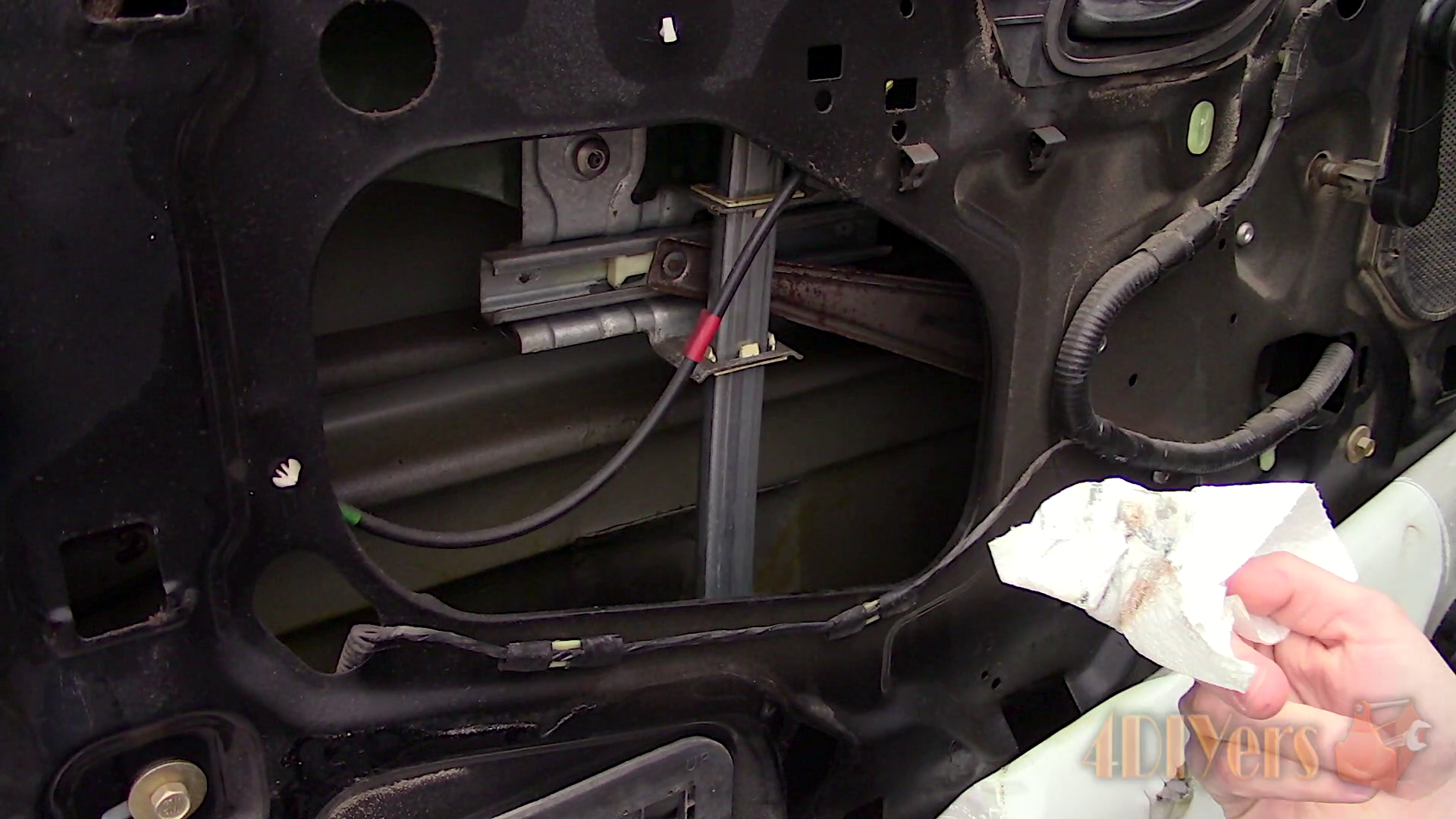 How to Lubricate a Window Regulator or Mechanism 6 Steps Instructables