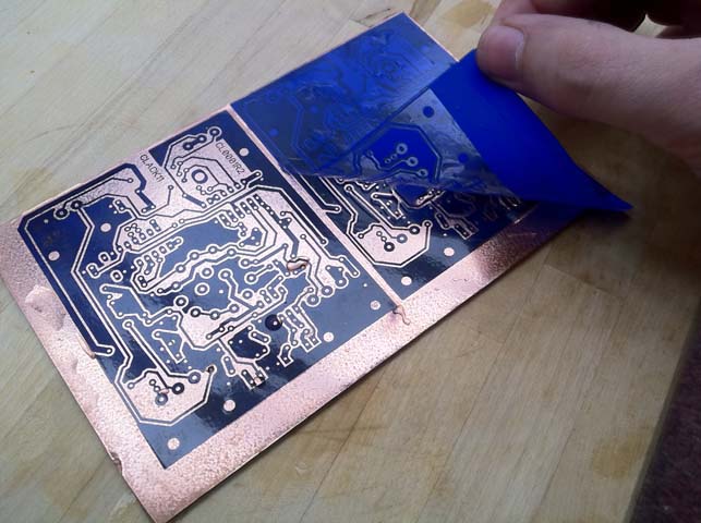 30 x press-N-Peel Blue PCB Transfer Paper Film Etch Cartes de circuits imprimés