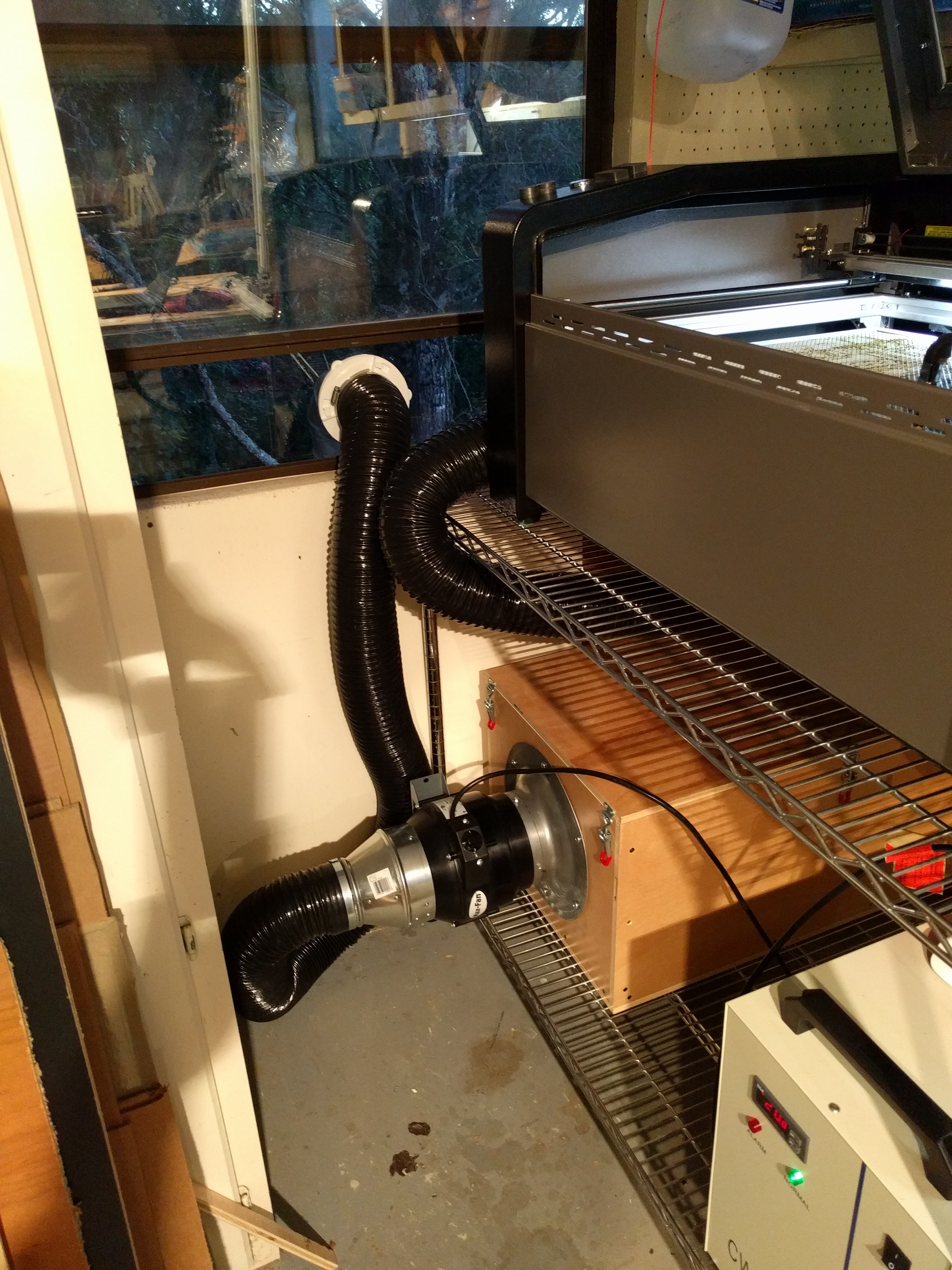 Fume Coffin Laser Cutter Exhaust Vent Filter 10 Steps (with