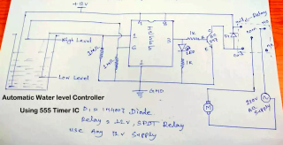Water Level Control Using Transistor Automatic water level controller circuit diagram using 555 timer