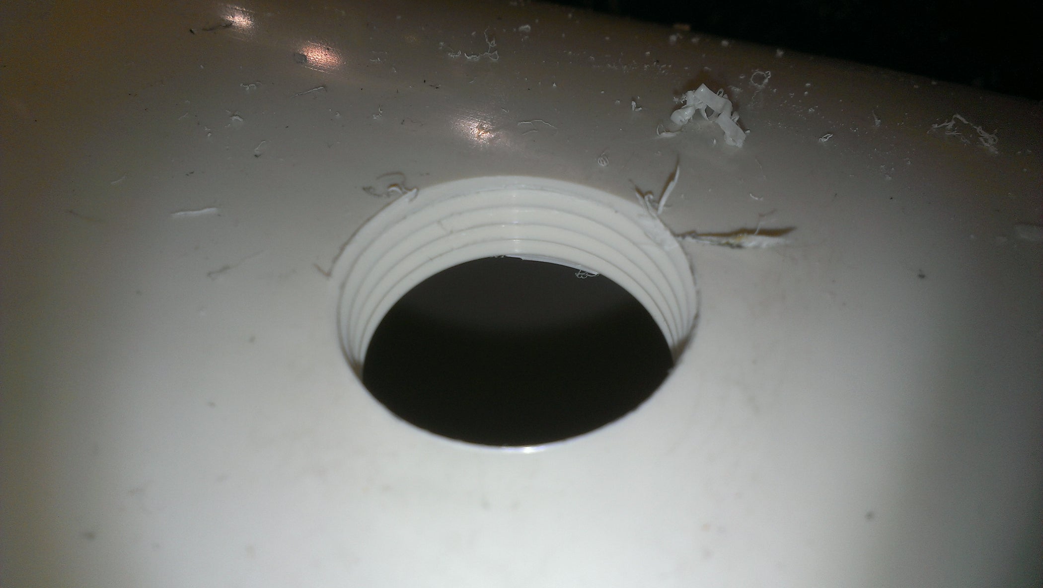 How to Tap a Large Hole in a Big PVC Pipe 4 Steps Instructables