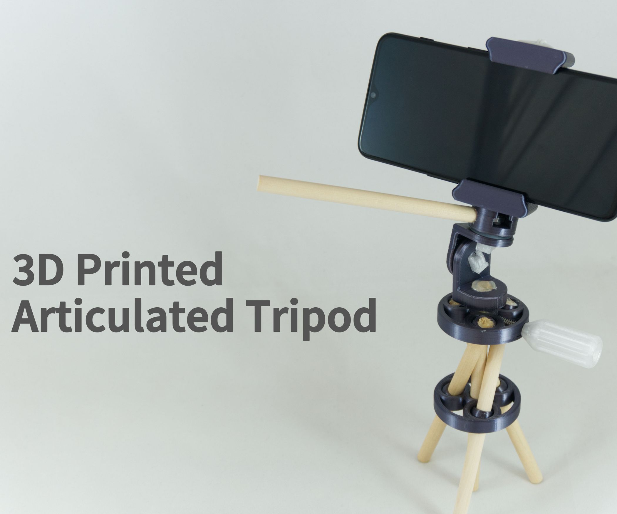 3D Printed Articulated Tripod 9 Steps (with Pictures) Instructables