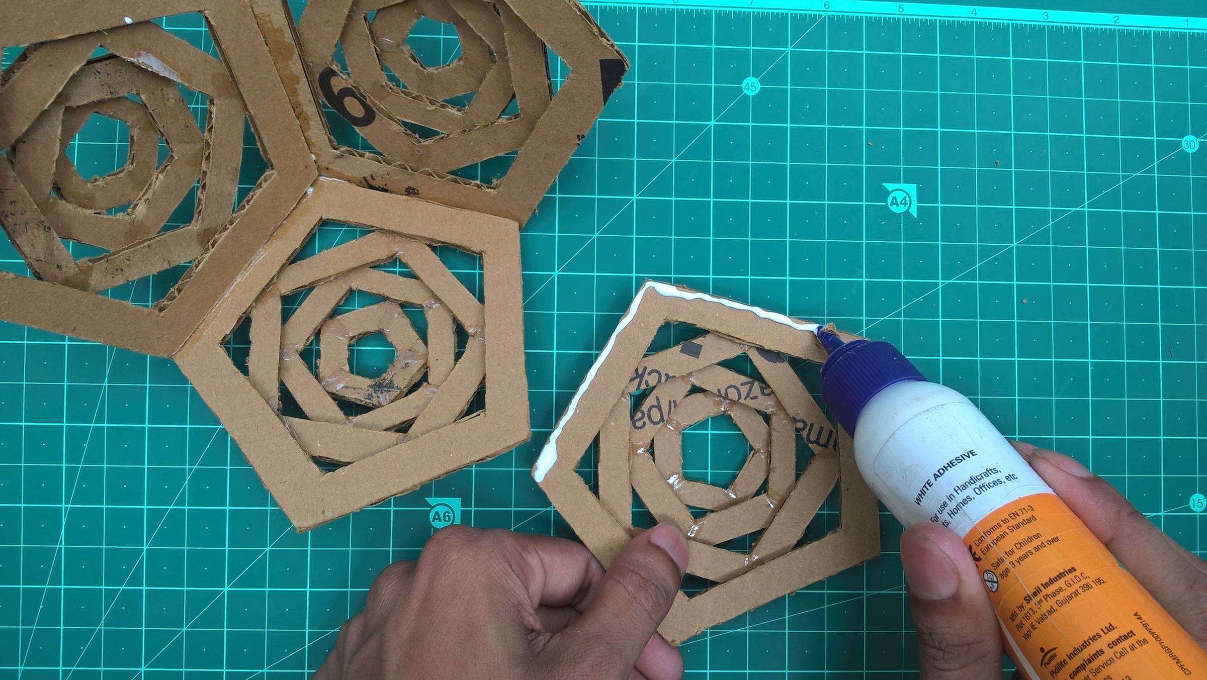 DIY Cardboard Lamp 8 Steps (with Pictures) Instructables