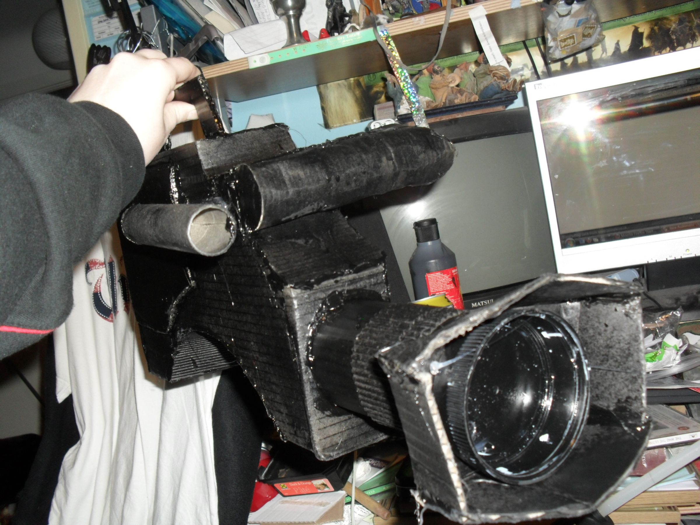 Cardboard Props How to Make a Movie Camera 14 Steps (with Pictures