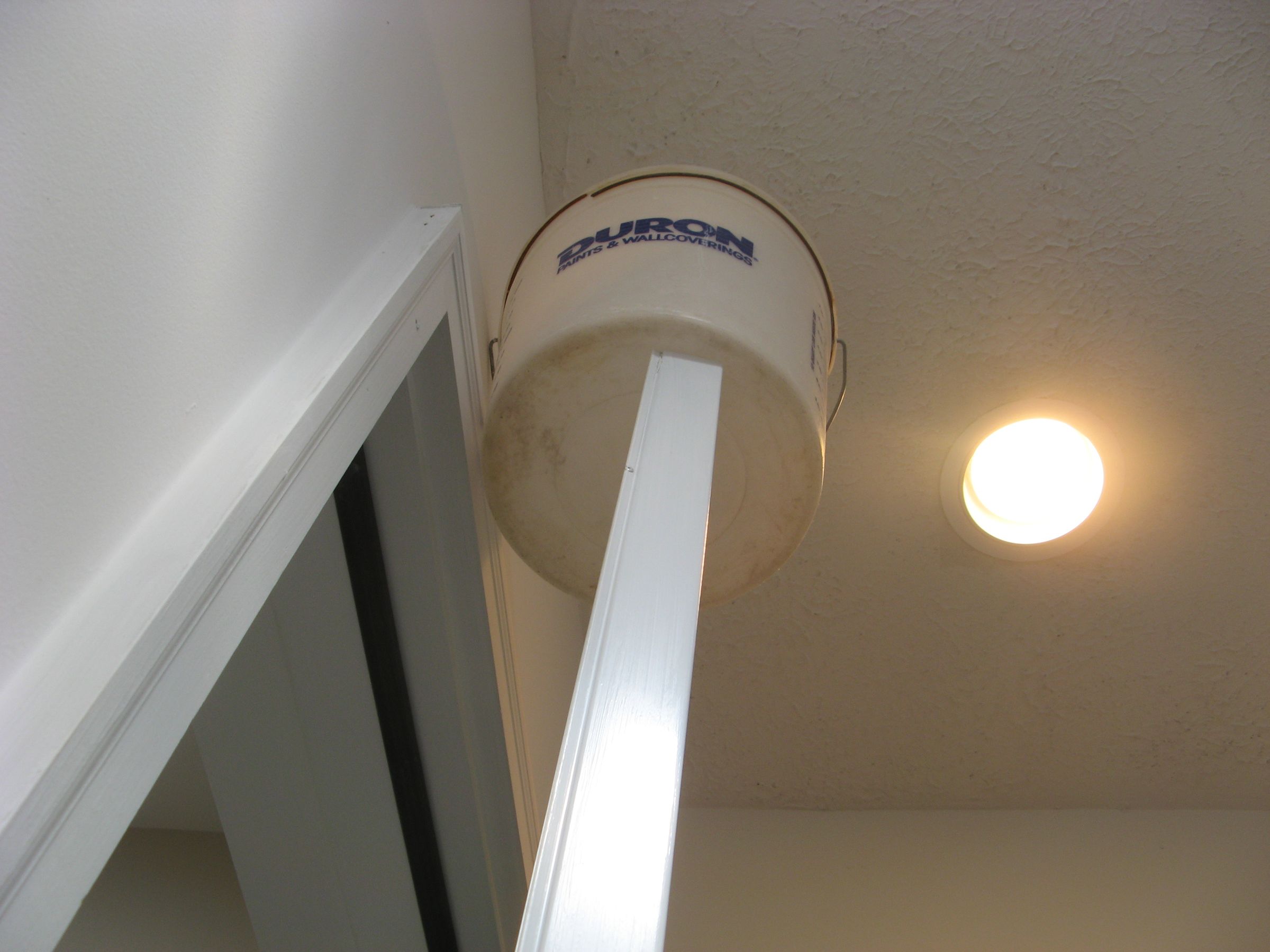 Classic April Fools Prank Bucket O' Water Trap 3 Steps Instructables