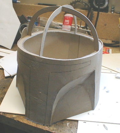 How To Make A Cardboard Costume Helmet 7 Steps With Pictures Instructables