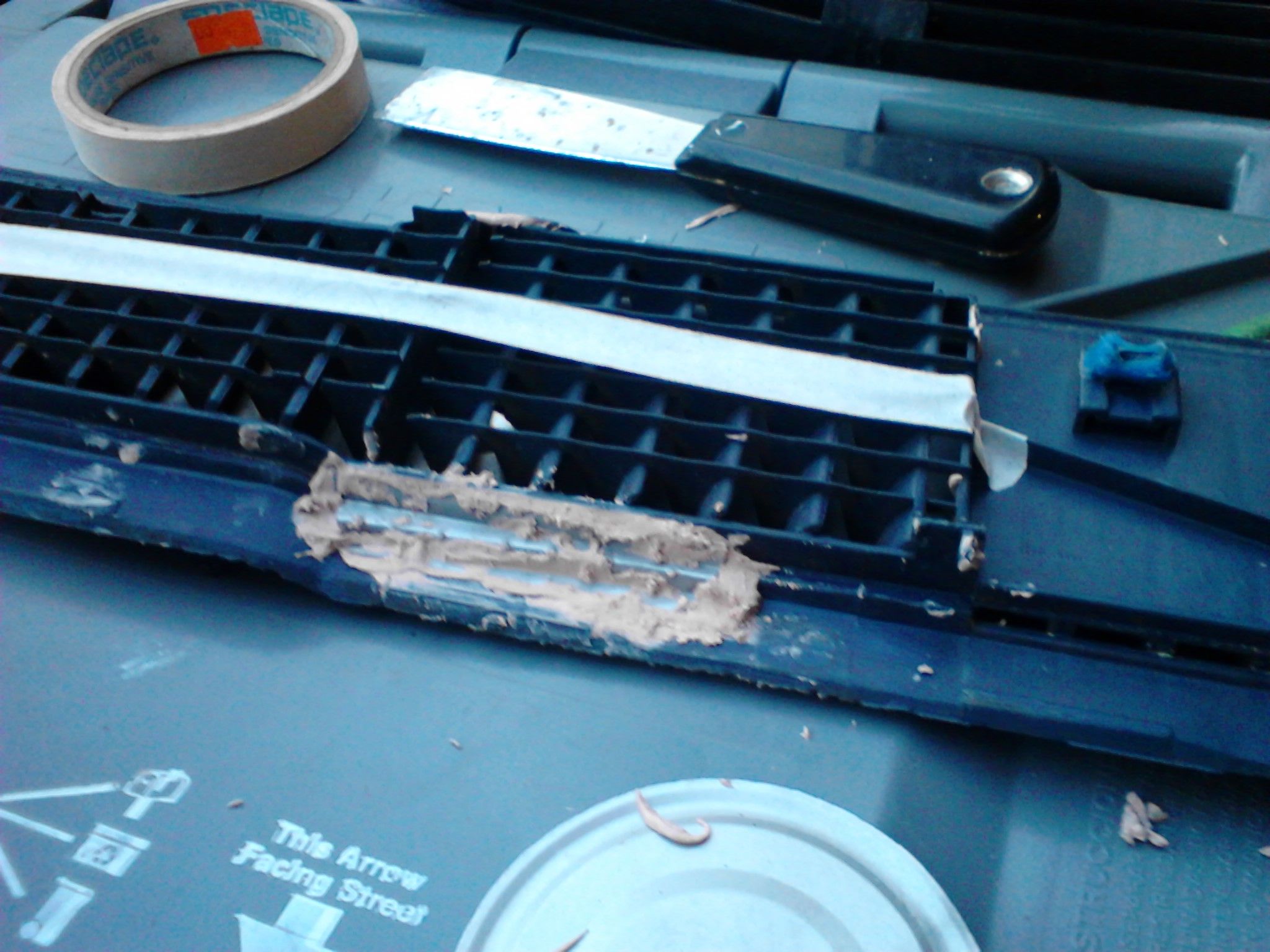 Unconventional Repairs With Bondo and Super Glue. Instructables