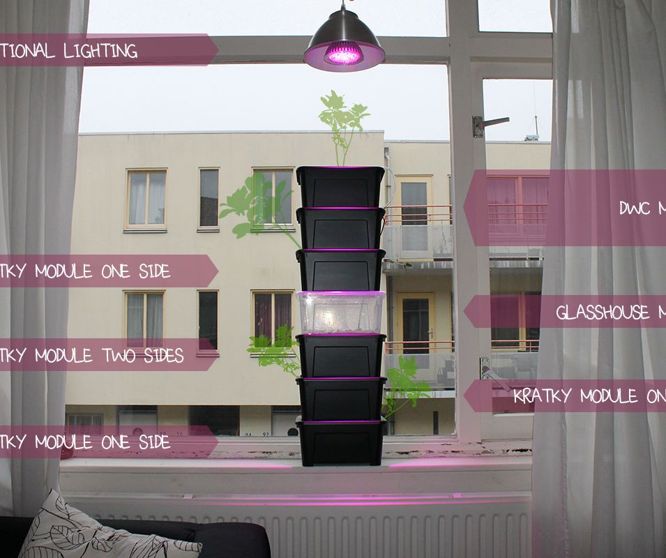 DIY guide for IKEA HACK MODULAR STACKABLE HYDROPONIC WINDOW GARDEN with step-by-step instructions
