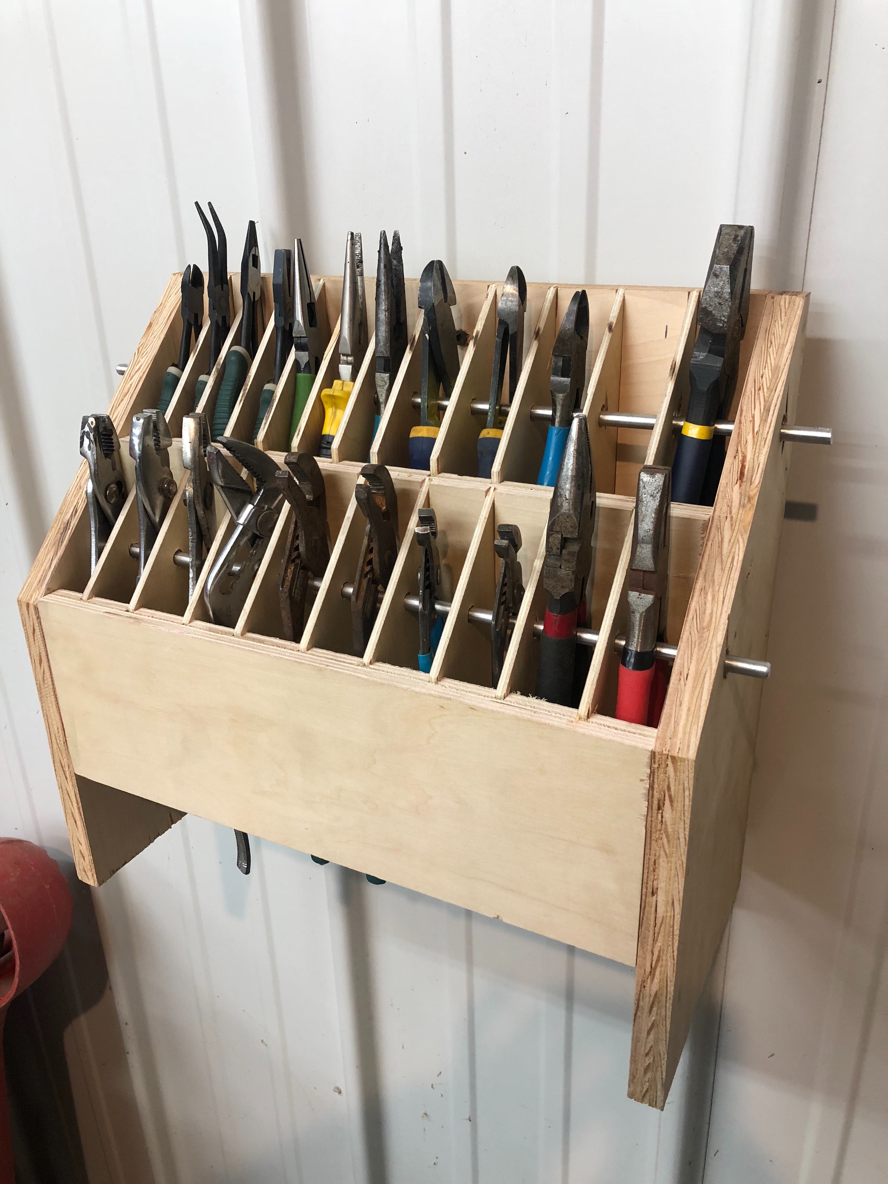 Pliers Organizer Thingy 6 Steps (with Pictures) Instructables