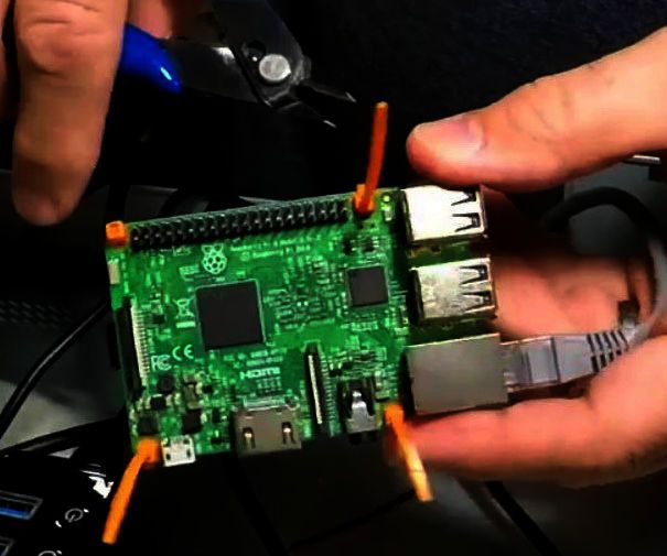 zip-tie raspberry pi sled DIY Project DIY Project Image
