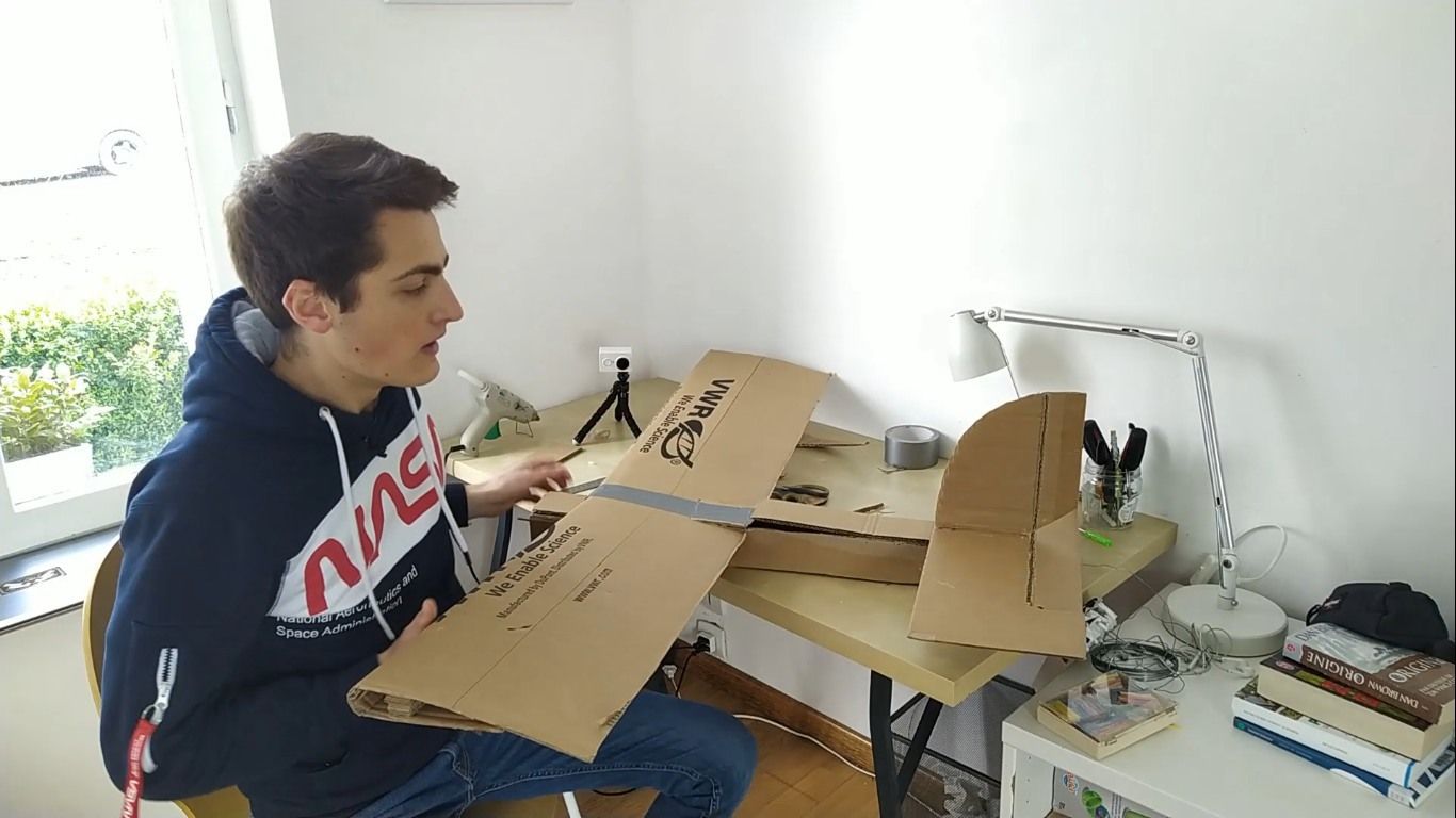 cardboard rc airplane