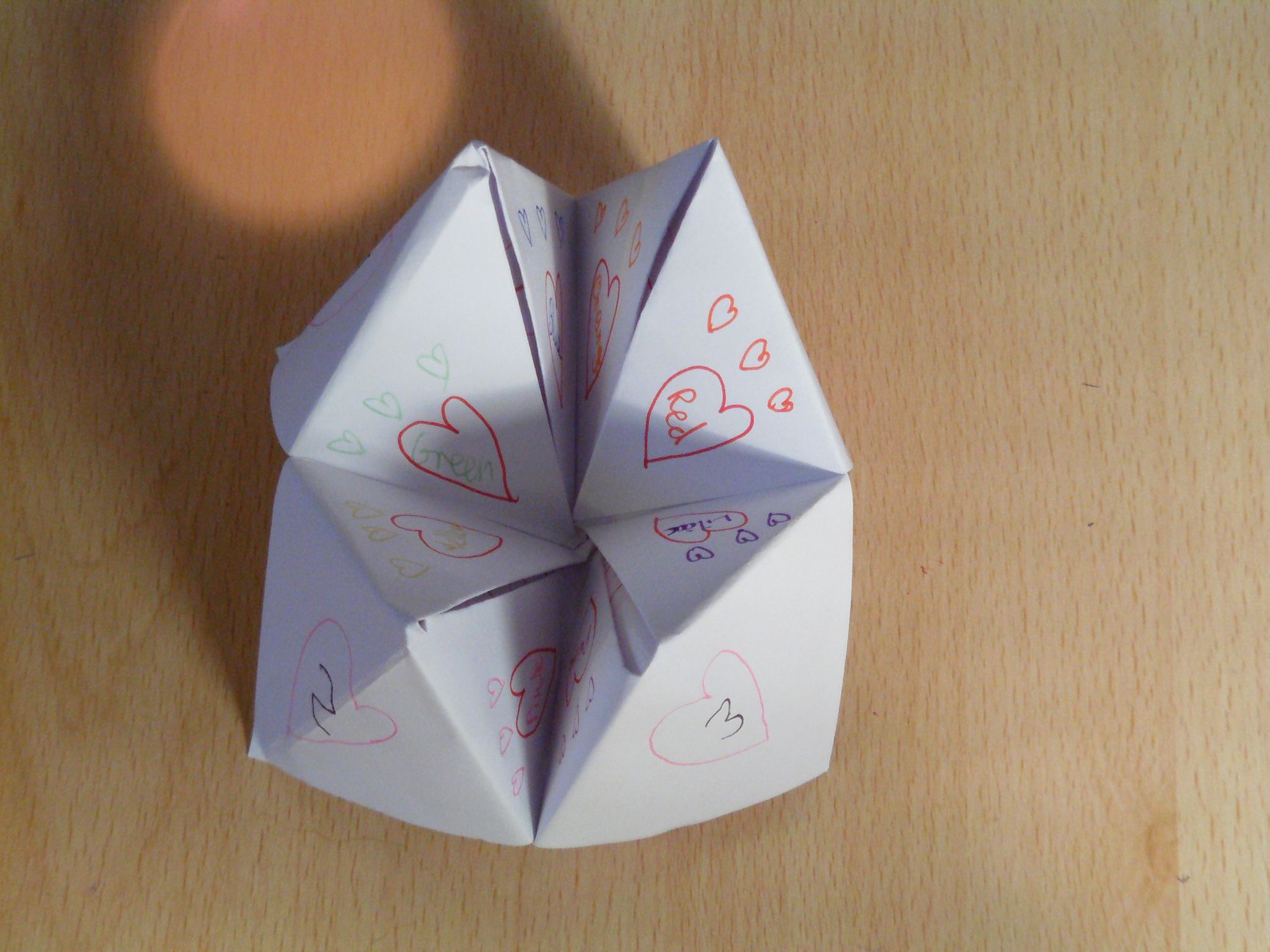 a valentines fortune teller-are they the one for me? DIY Project DIY Project Image