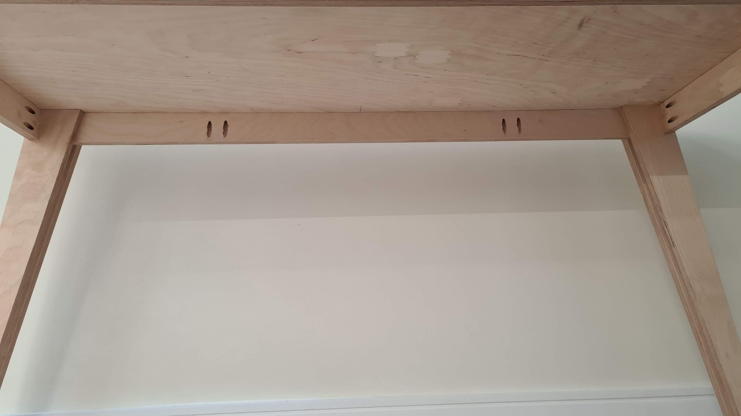 Simple Modern DIY Plywood Desk One Plywood Sheet 11 Steps (with