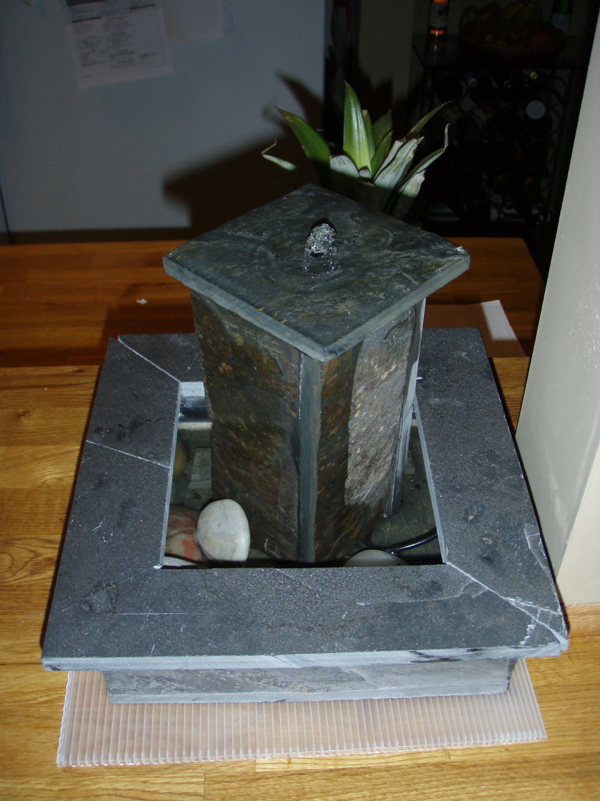 Slate Tabletop Fountain 5 Steps Instructables