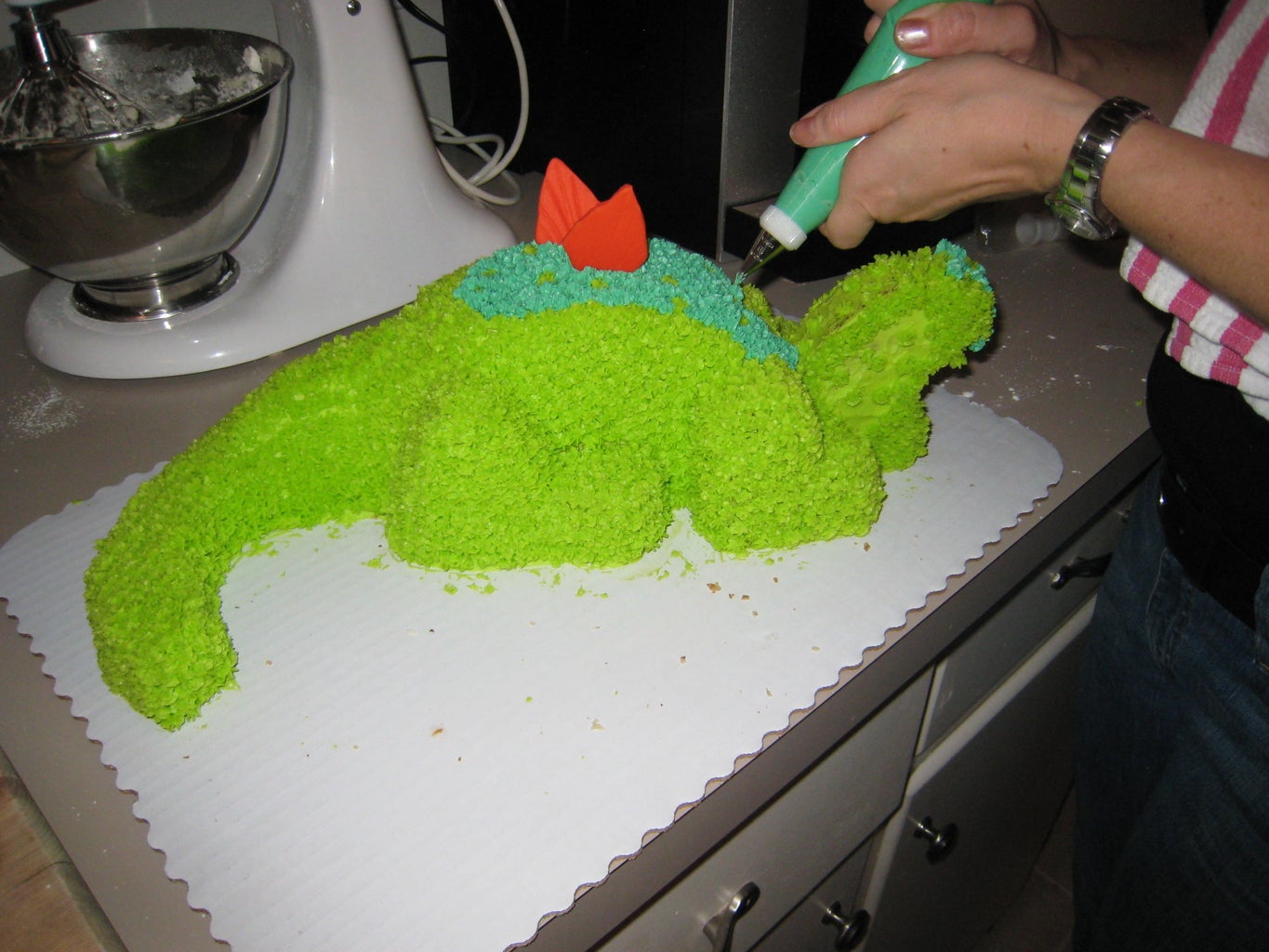 3d Dinosaur Birthday Cake 5 Steps With Pictures Instructables 3d Dinosaur Birthday Cake 5 Steps With Pictures Instructables
