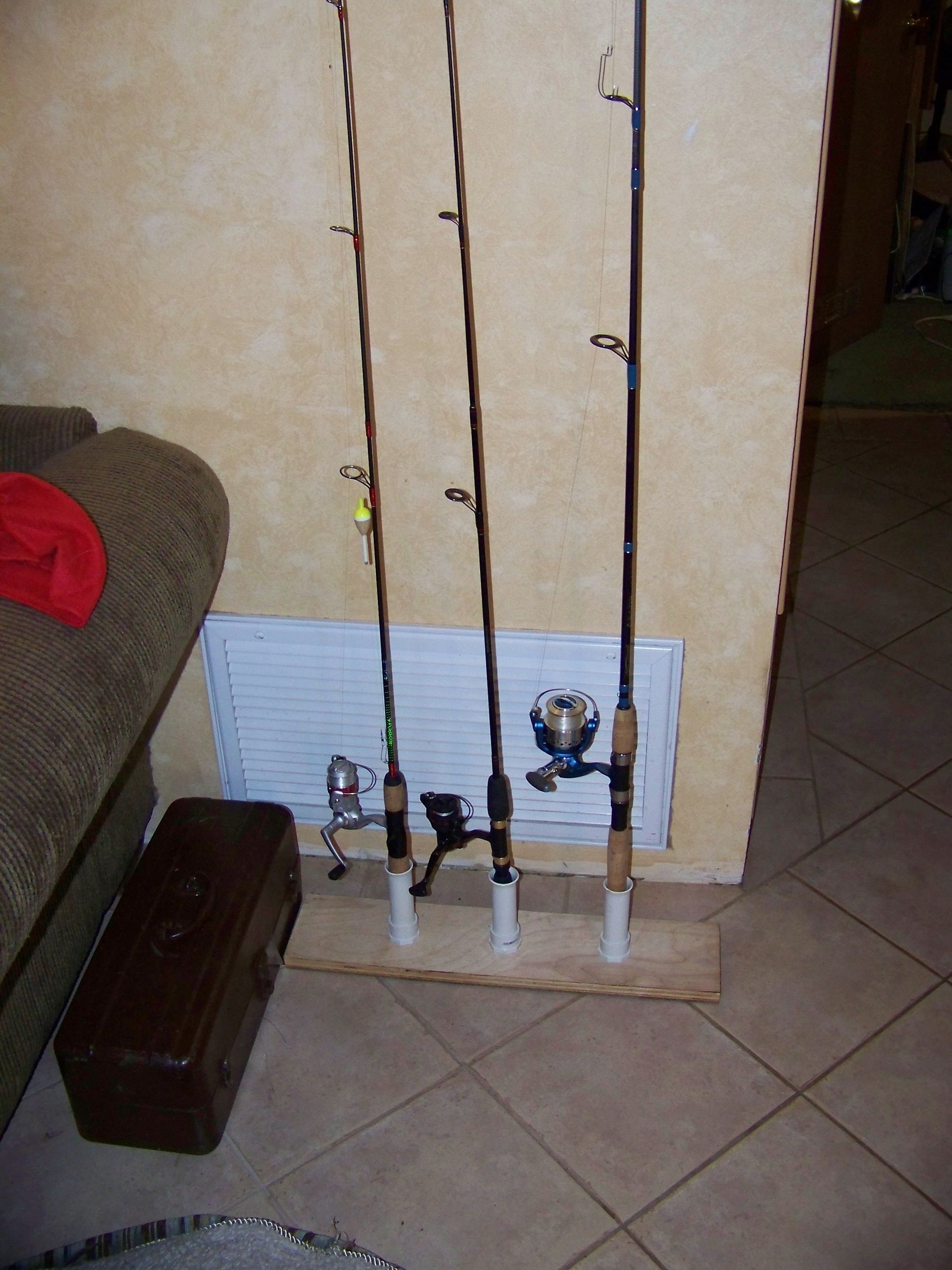 Fishing Rod Stand Instructables