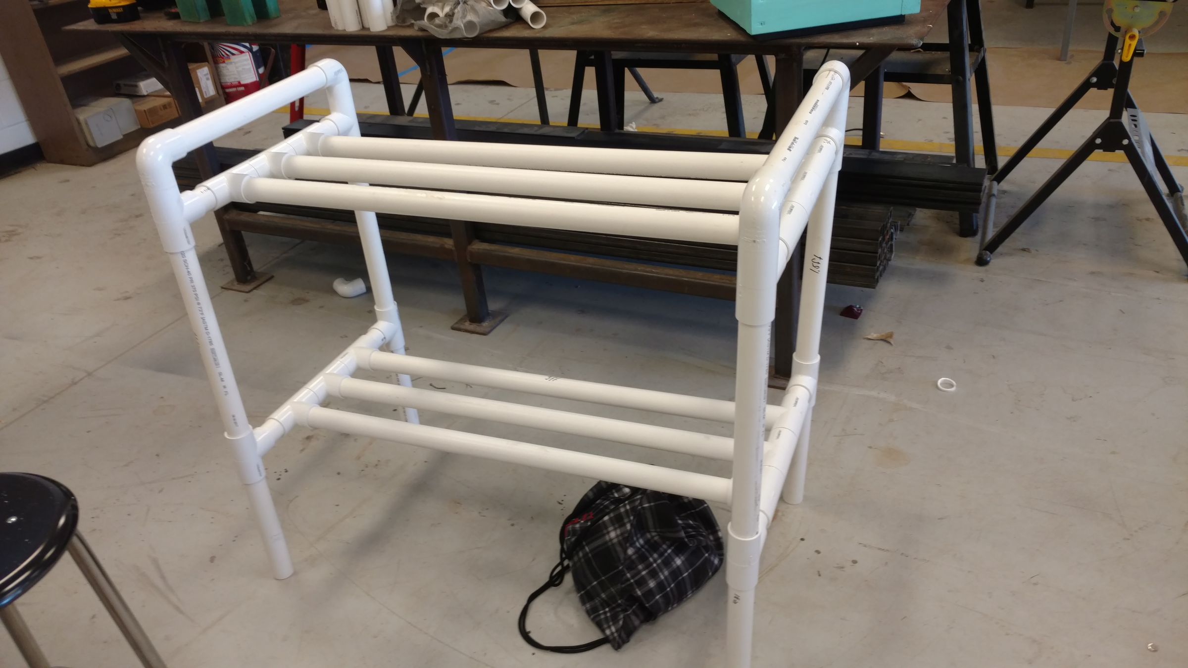PVC Pipe Shoe Rack : 7 Steps (with Pictures) - Instructables