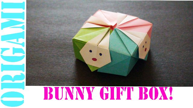 how to make an origami bunny rabbit gift box (modular) - tcgames [hd ...