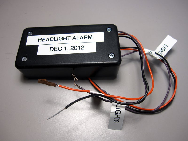 Buzzing Headlight Reminder 5 Steps With Pictures Instructables