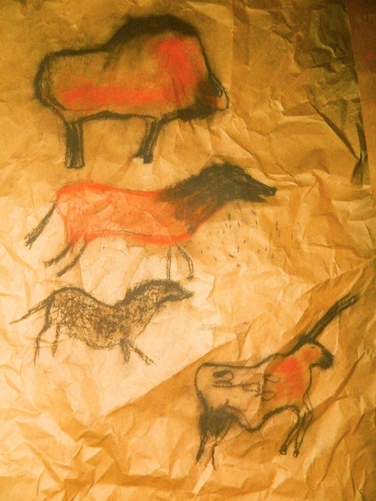 Easy To Draw Cave Paintings