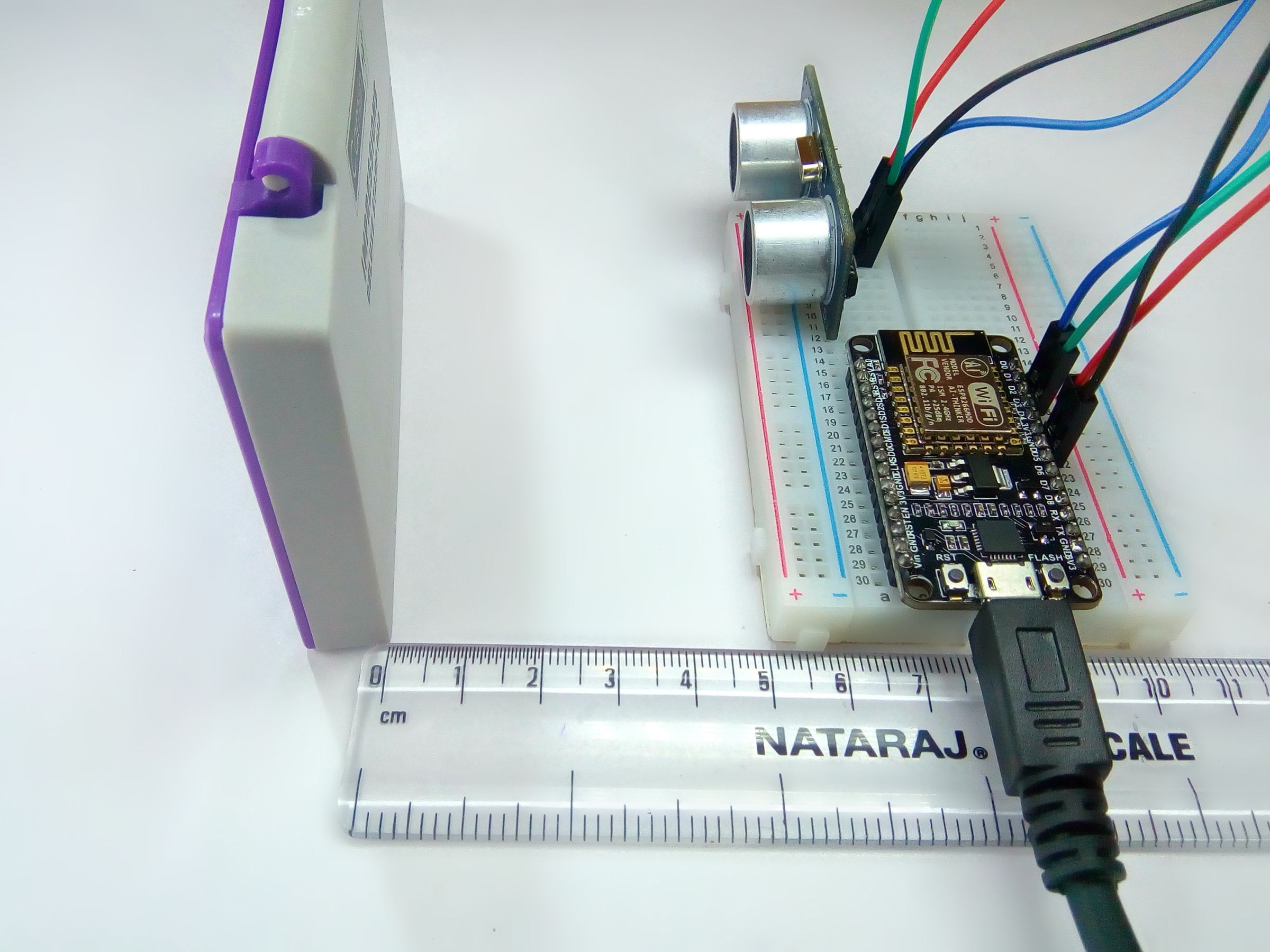 Distance Measurement Using HCSR04 Via NodeMCU 7 Steps (with Pictures
