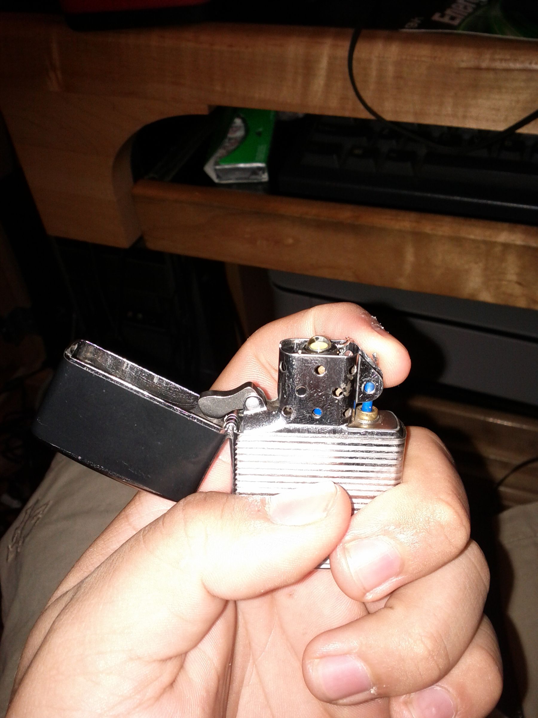 LED Zippo Flashlight 5 Steps (with Pictures) Instructables