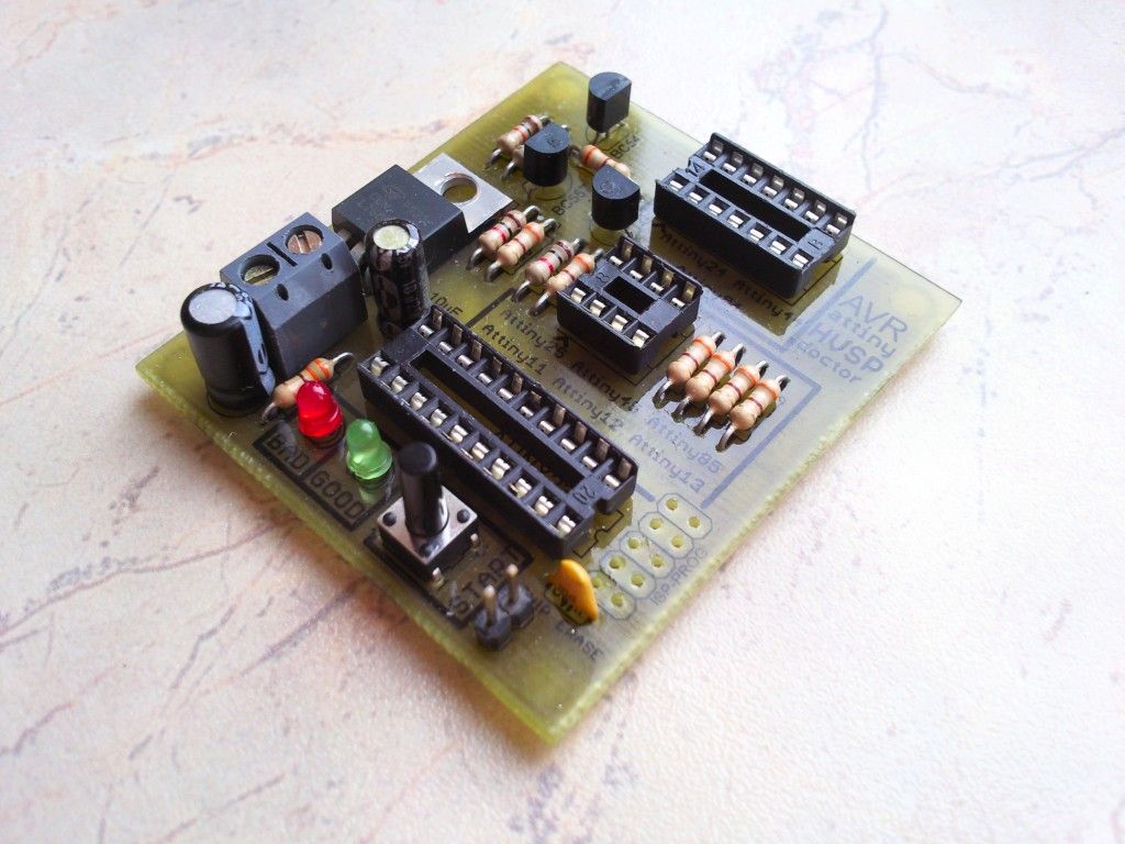 Repair Dead AVR's - Attiny Fusebit Doctor (HVSP) : 4 Steps - Instructables