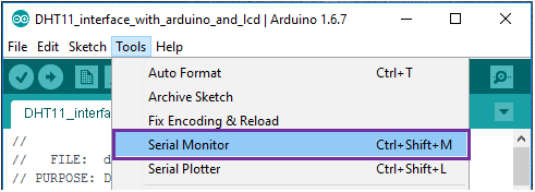 Ways to Open Serial Monitor