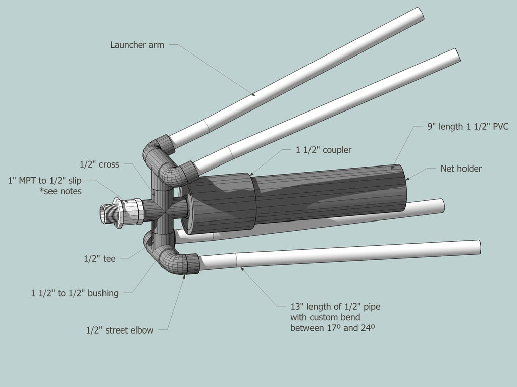Build A Net Gun : 11 Steps (With Pictures) - Instructables